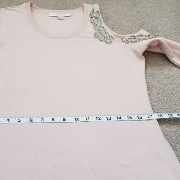 Boston proper  Sweat Dress Antique Rose sz S - Picture 9 of 11